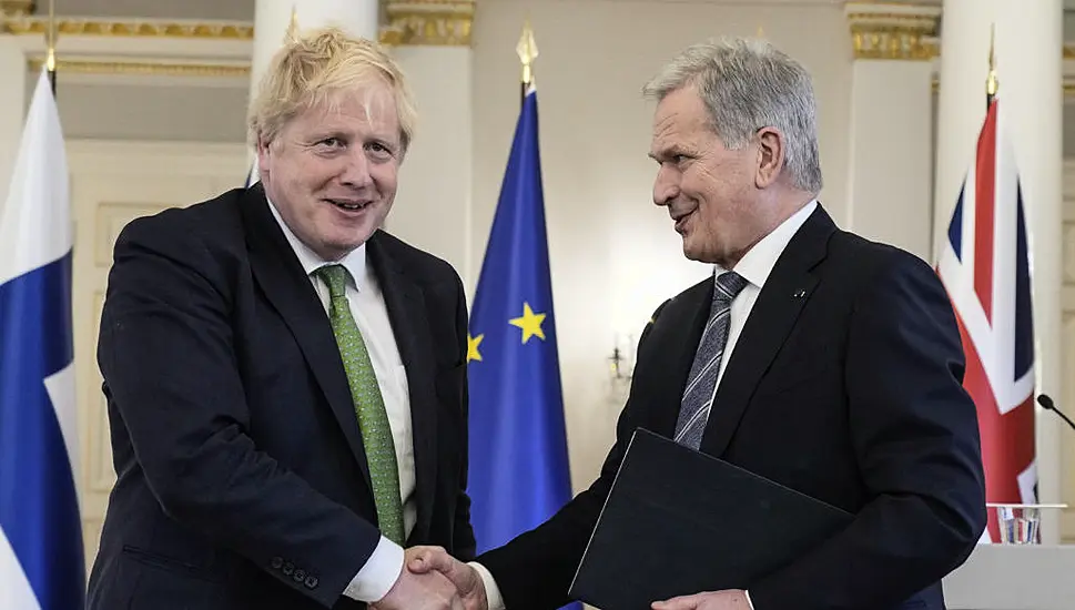 Boris Johnson Signs Security Deals With Sweden And Finland