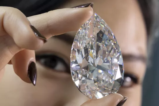 Egg-Sized Diamond Called The Rock Fetches £17.7M At Swiss Sale