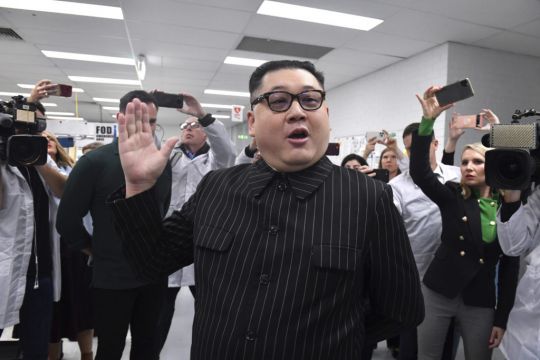 Kim Jong Un Lookalike Disrupts Australian Election Campaign Event