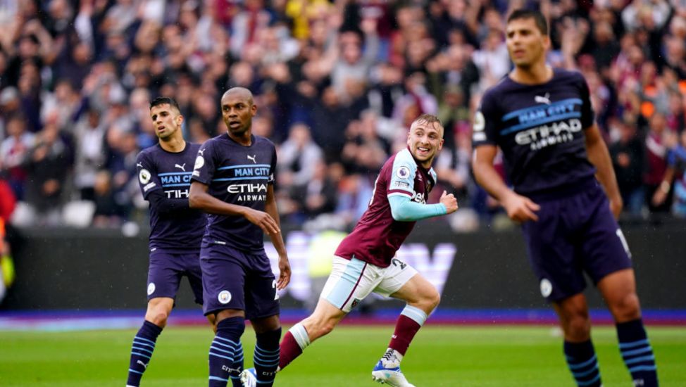 Jarrod Bowen Dents Manchester City Title Push As West Ham Hold Champions To Draw