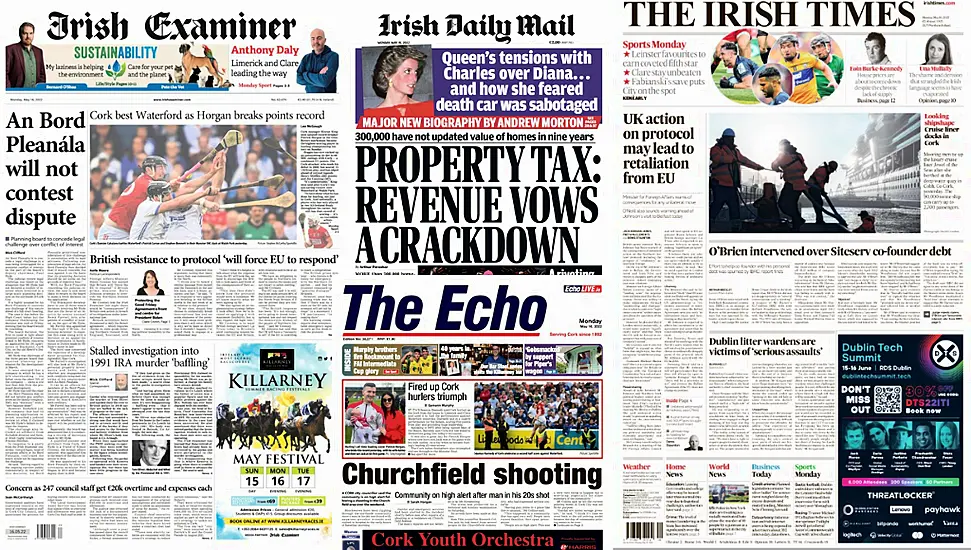 What The Papers Say: Monday's Front Pages