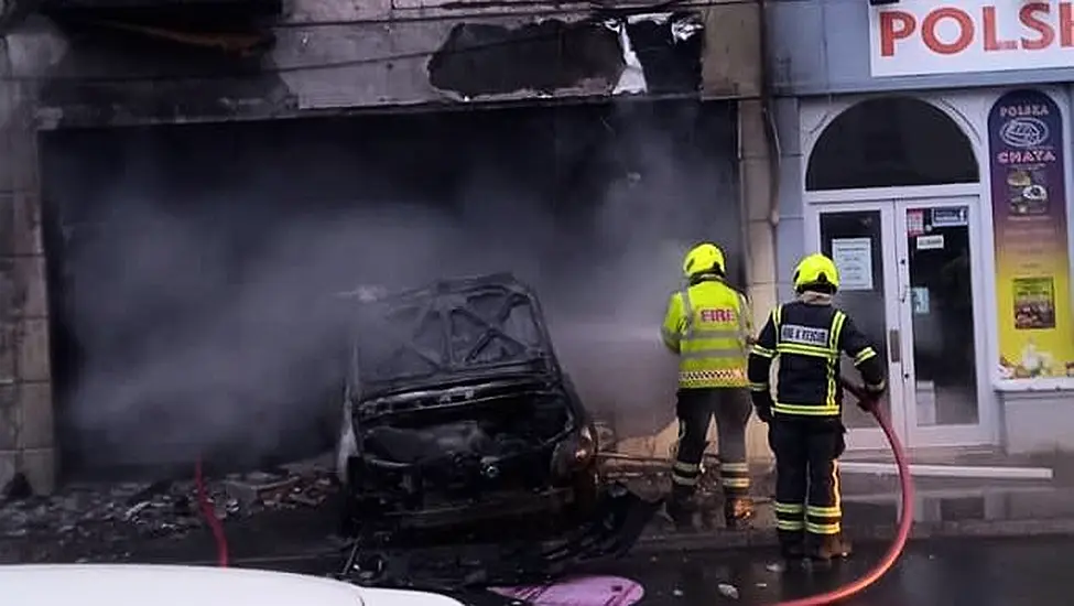 Three Men Arrested Over Car Crash That Destroyed Carlow Tanning Shop