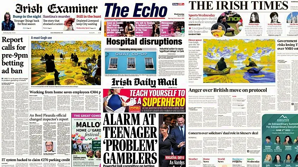 What The Papers Say: Wednesday’s Front Pages