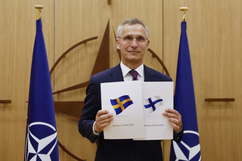 Nato Chief Hails ‘Historic Moment’ As Finland And Sweden Apply To Join Alliance