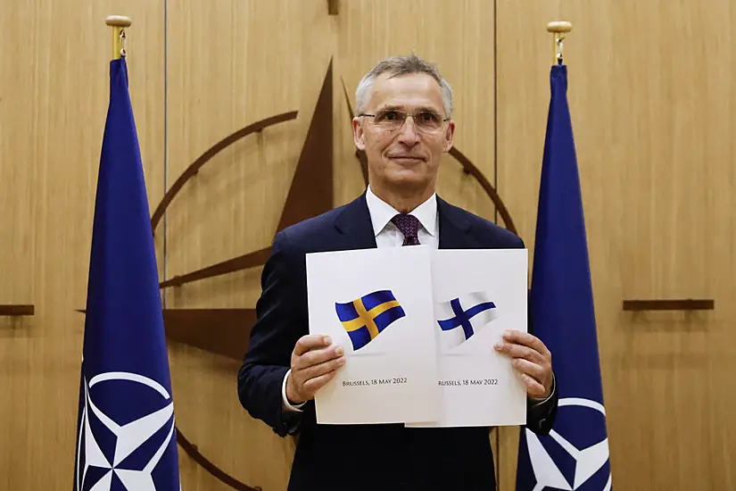 Nato Chief Hails ‘Historic Moment’ As Finland And Sweden Apply To Join Alliance