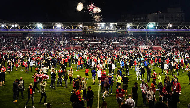 Man Charged After Billy Sharp Knocked To Ground At End Of Forest-Blades Play-Off