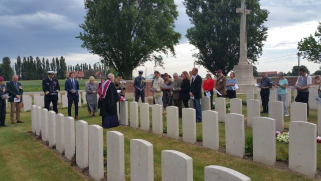 World War I Soldiers’ Graves Rededicated More Than 100 Years After Deaths