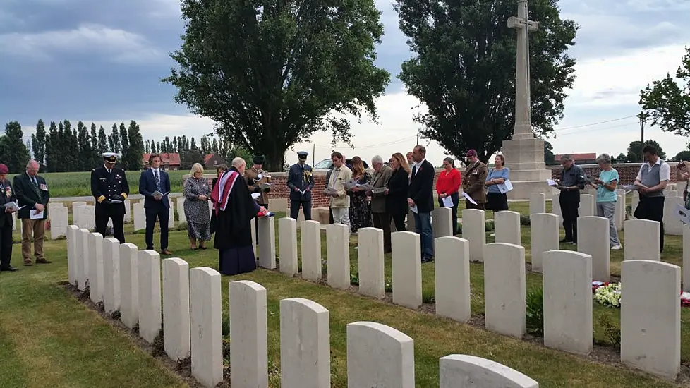 World War I Soldiers’ Graves Rededicated More Than 100 Years After Deaths