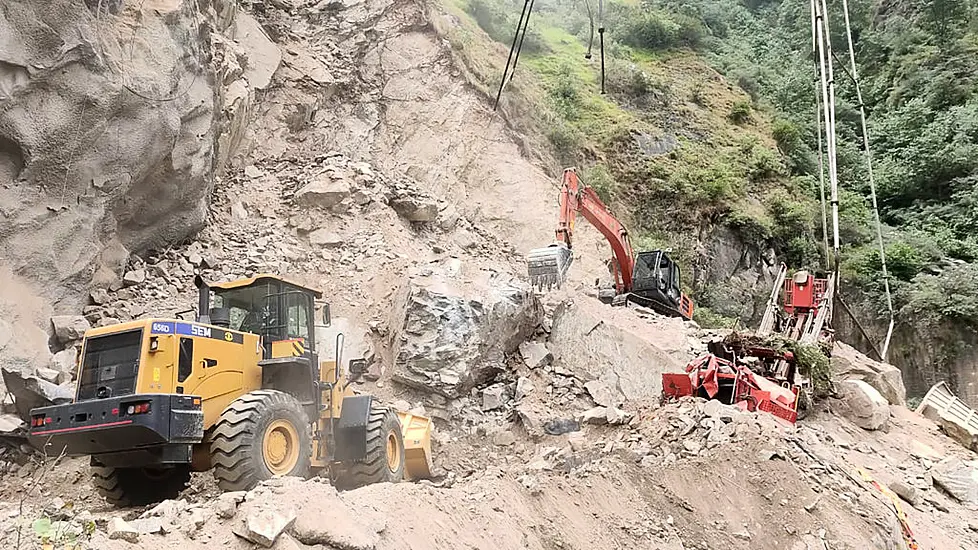 Body Found As Search Continues For Workers Trapped By Tunnel Collapse In Kashmir