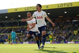 Son Heung-Min Nets Twice As Spurs Thrash Norwich To Secure Champions League Spot