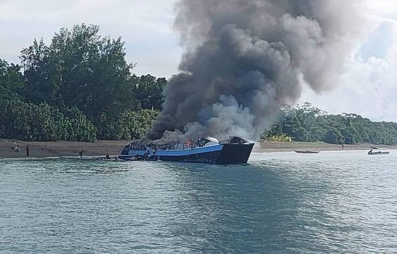 Seven Dead And More Than 120 Rescued From Water After Ferry Fire In Philippines