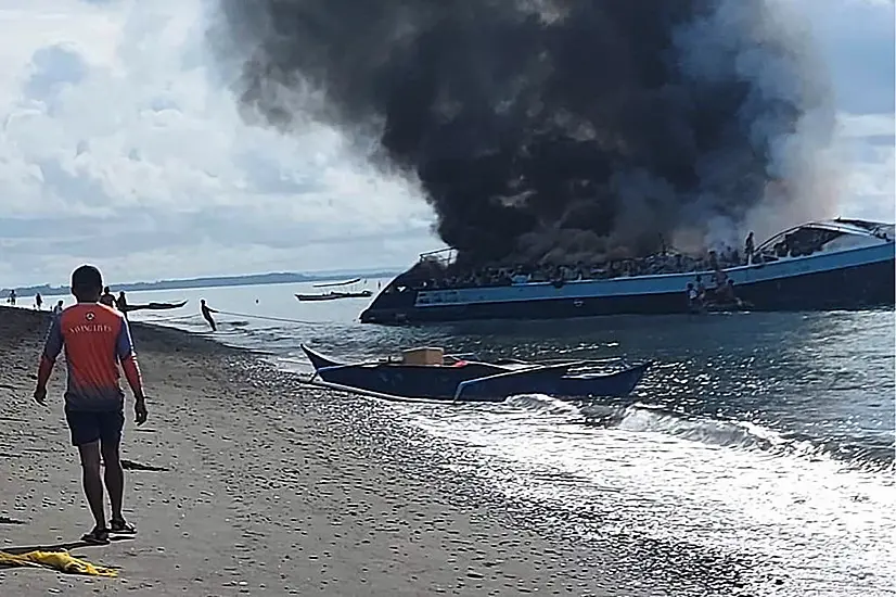 Seven Dead And More Than 120 Rescued From Water After Ferry Fire In Philippines