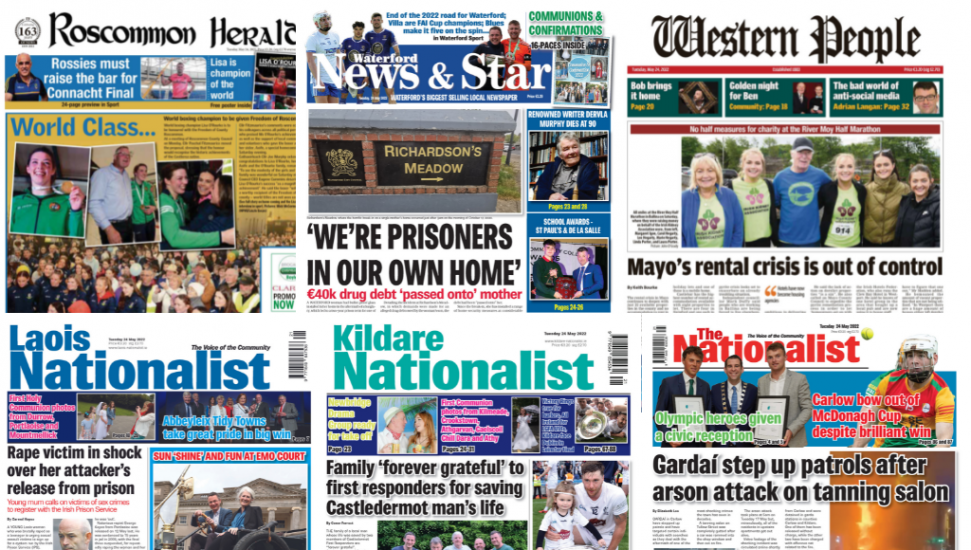 What The Regional Papers Say: Rental Crisis Out Of Control, Gardaí Step Up Patrols In Carlow