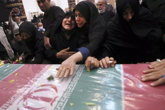 Thousands Attend Funeral For Revolutionary Guard Colonel Shot Dead In Iran