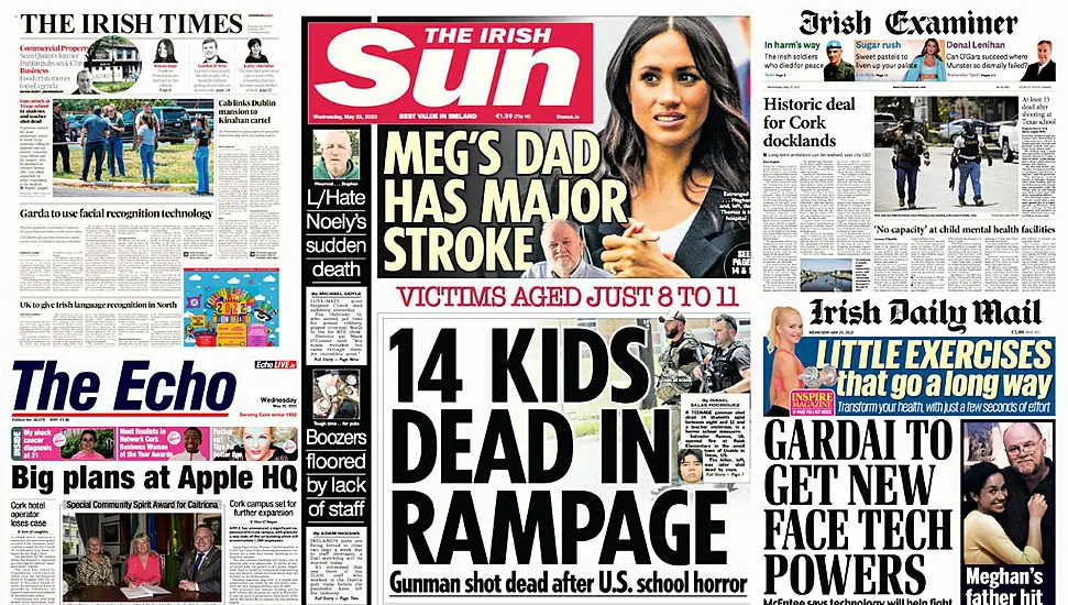 What The Papers Say: Wednesday's Front Pages