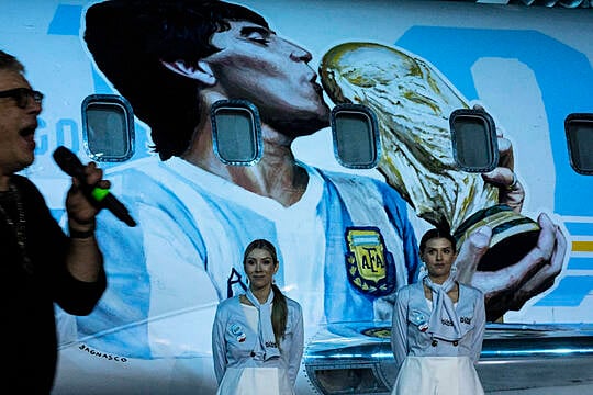 Flying Museum Honours Diego Maradona