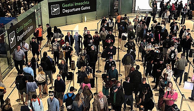 Dublin Airport Says Passengers Could Miss Flights Due To ‘Significant Queues’