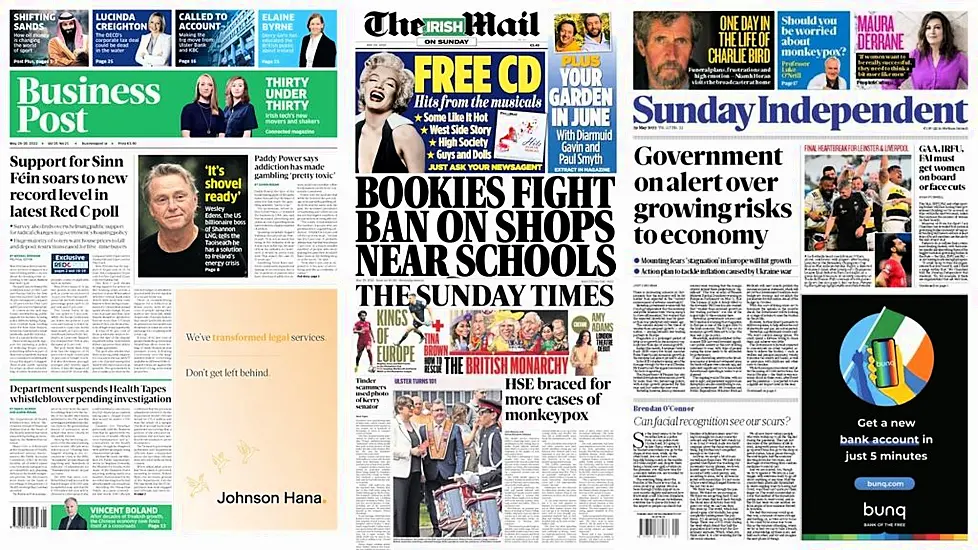 What The Papers Say: Sunday’s Front Pages