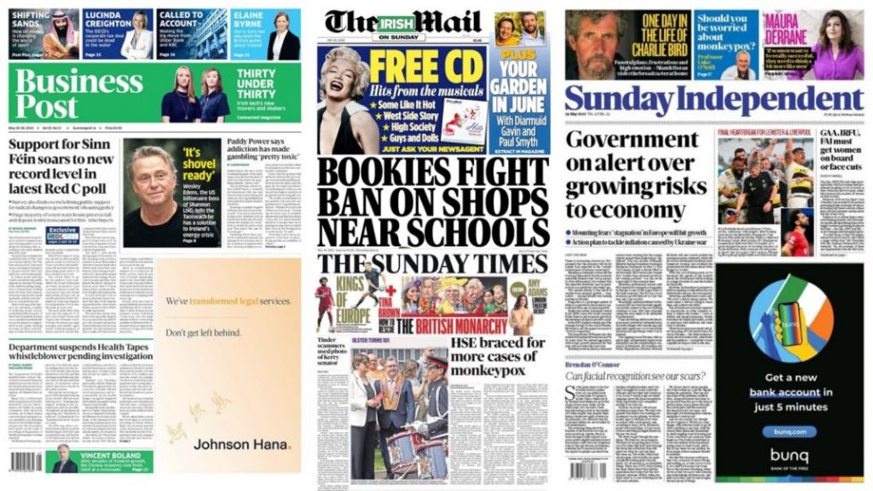 What The Papers Say: Sunday’s Front Pages