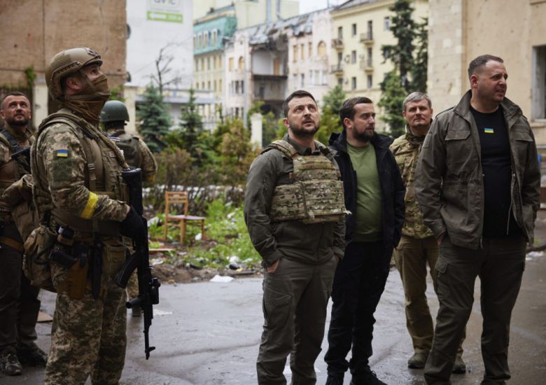 Russians Storm City And Shell East Ukraine As Zelensky Visits Kharkiv Region