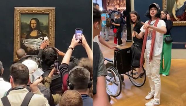 ‘Jaw-Dropping’: Man Disguised As Woman In Wheelchair Hurls Cake At Mona Lisa