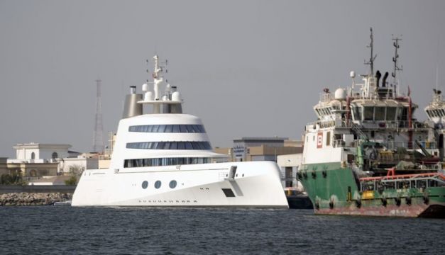 Sanctioned Russian Oligarch’s Megayacht Hides In A Uae Creek