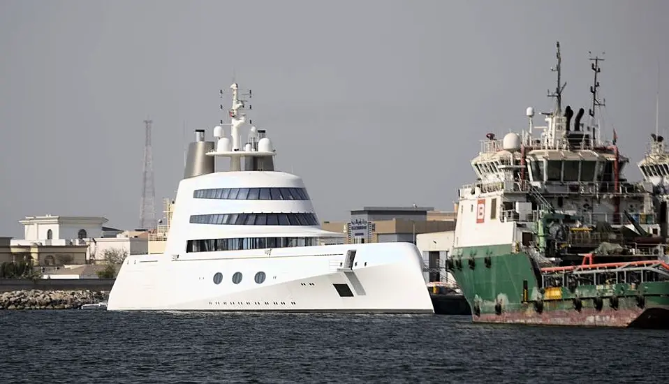 Sanctioned Russian Oligarch’s Megayacht Hides In A Uae Creek