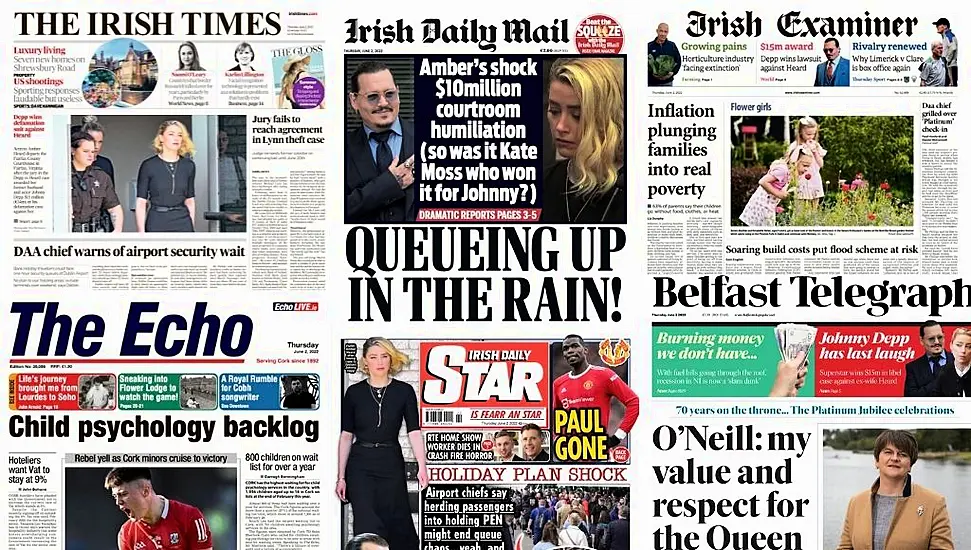 What The Papers Say: Thursday's Front Pages