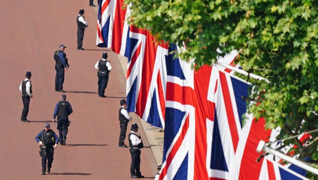 Several Arrests After Group Attempts To Enter Jubilee Parade Route In London