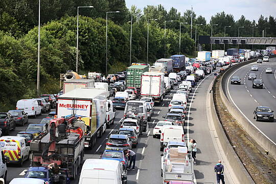 Major Five-Vehicle Collision On M50 Northbound Is Cleared