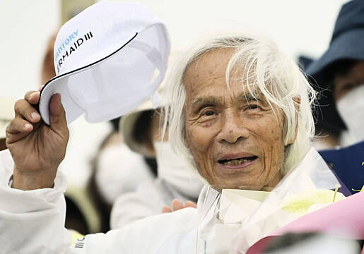 Japanese Man (83) Ready For More After Solo Crossing Of Pacific