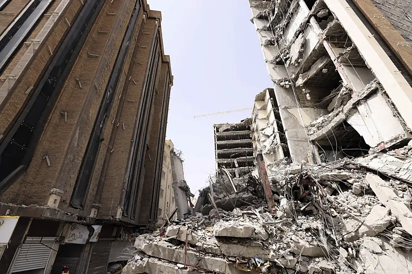 Death Toll In Iran Building Collapse Rises To At Least 38