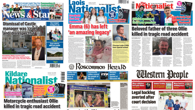 What The Regional Papers Say: Waterford Castle 'Cruel' Dismissal, Tragic Death Of Motorcyclist