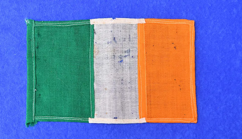 Tricolour Used On The State Car Of Michael Collins To Go Under The Hammer