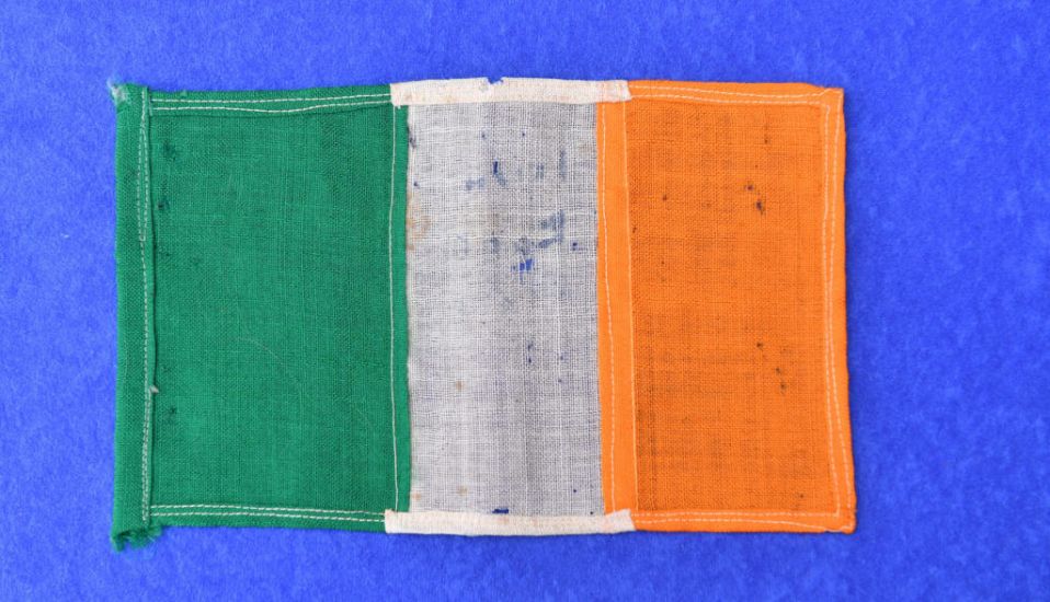 Tricolour Used On The State Car Of Michael Collins To Go Under The Hammer