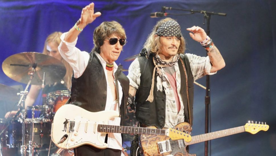 Johnny Depp Returns To Jazz Festival As Guitarist Jeff Beck’s Surprise Guest