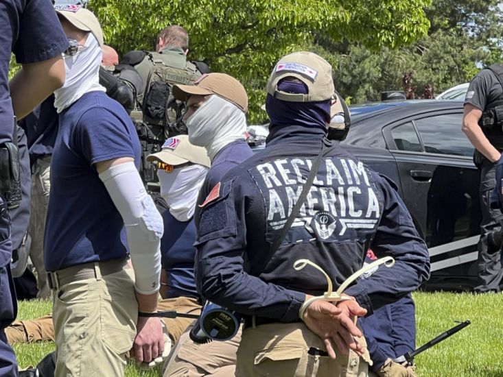 Members Of White Supremacist Group Arrested Near Us Pride Event
