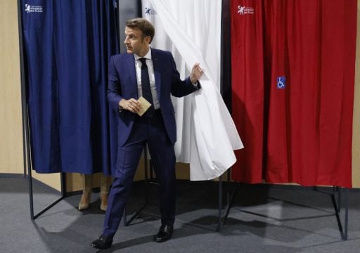 French Election Projections See Macron’s Centrists Keep A Majority
