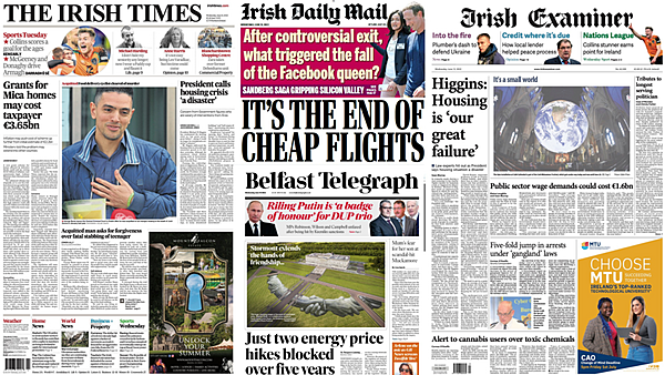Roscommon Herald — What the papers say: Wednesday's front pages - Vimarsana News
