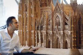 ‘A Dear Friend’: Syrian Refugee Carves Model Of Cologne Cathedral
