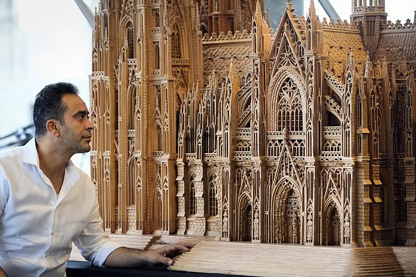 ‘A Dear Friend’: Syrian Refugee Carves Model Of Cologne Cathedral