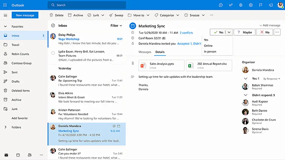 Microsoft’s Outlook Email Service Hit By Outage