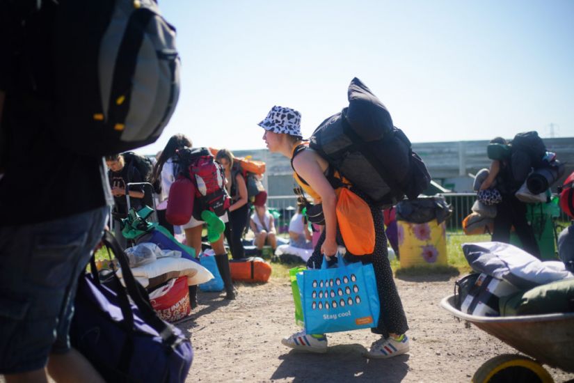 In Pictures: Revellers Arrive At Glastonbury Festival On Day One