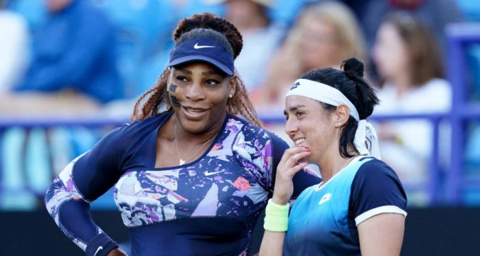 Serena Williams’ Eastbourne Doubles Run Ends Early After Injury To Ons Jabeur