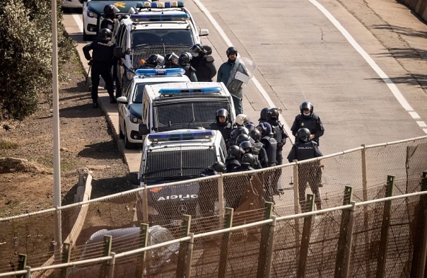 Hundreds Of Migrants Storm Spain's Melilla Enclave