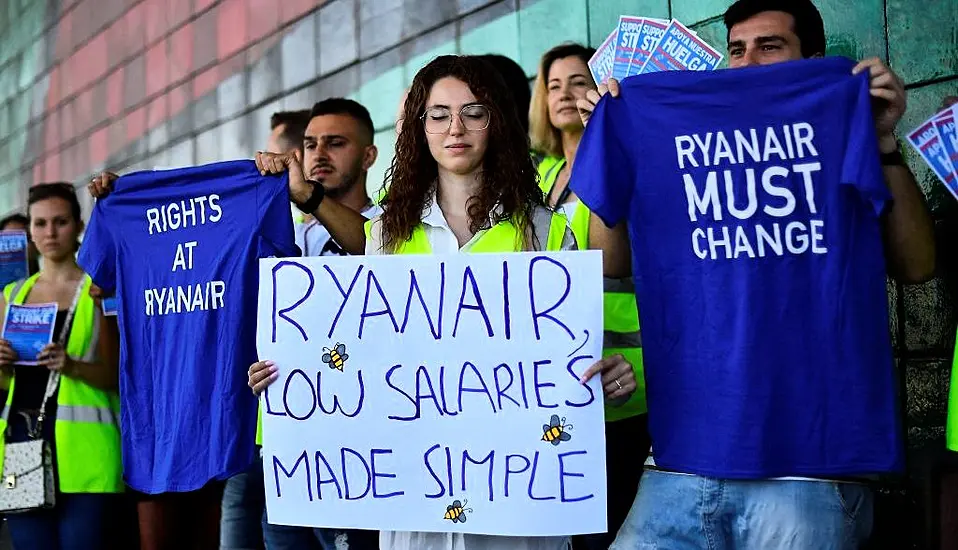 Ryanair Cabin Staff Strike As Labour Unrest Spreads Across Europe