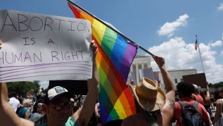 At Us Pride Parades, Revelry Turns To Resistance After Roe Reversal