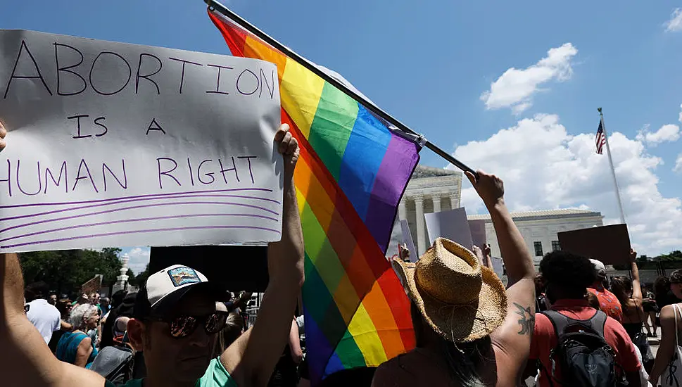 At Us Pride Parades, Revelry Turns To Resistance After Roe Reversal