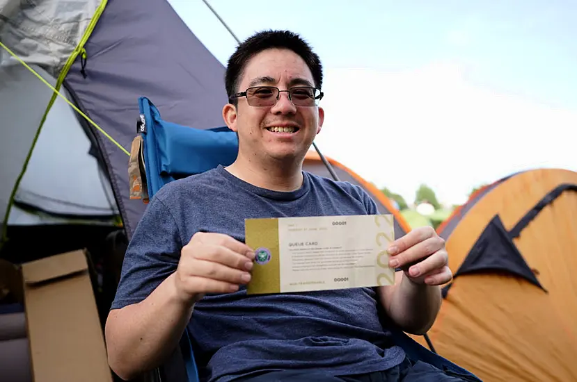 Tennis Fans Queue Overnight To Get Wimbledon Tickets