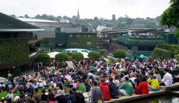 Wimbledon Kicks Off With Full Capacity Crowds For First Time In Three Years